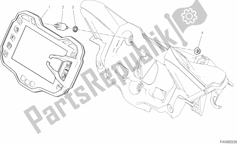 Wszystkie części do Tablica Przyrz? Dów Ducati Multistrada 1260 S ABS 2018